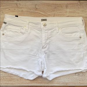 Citizens White cut off shorts